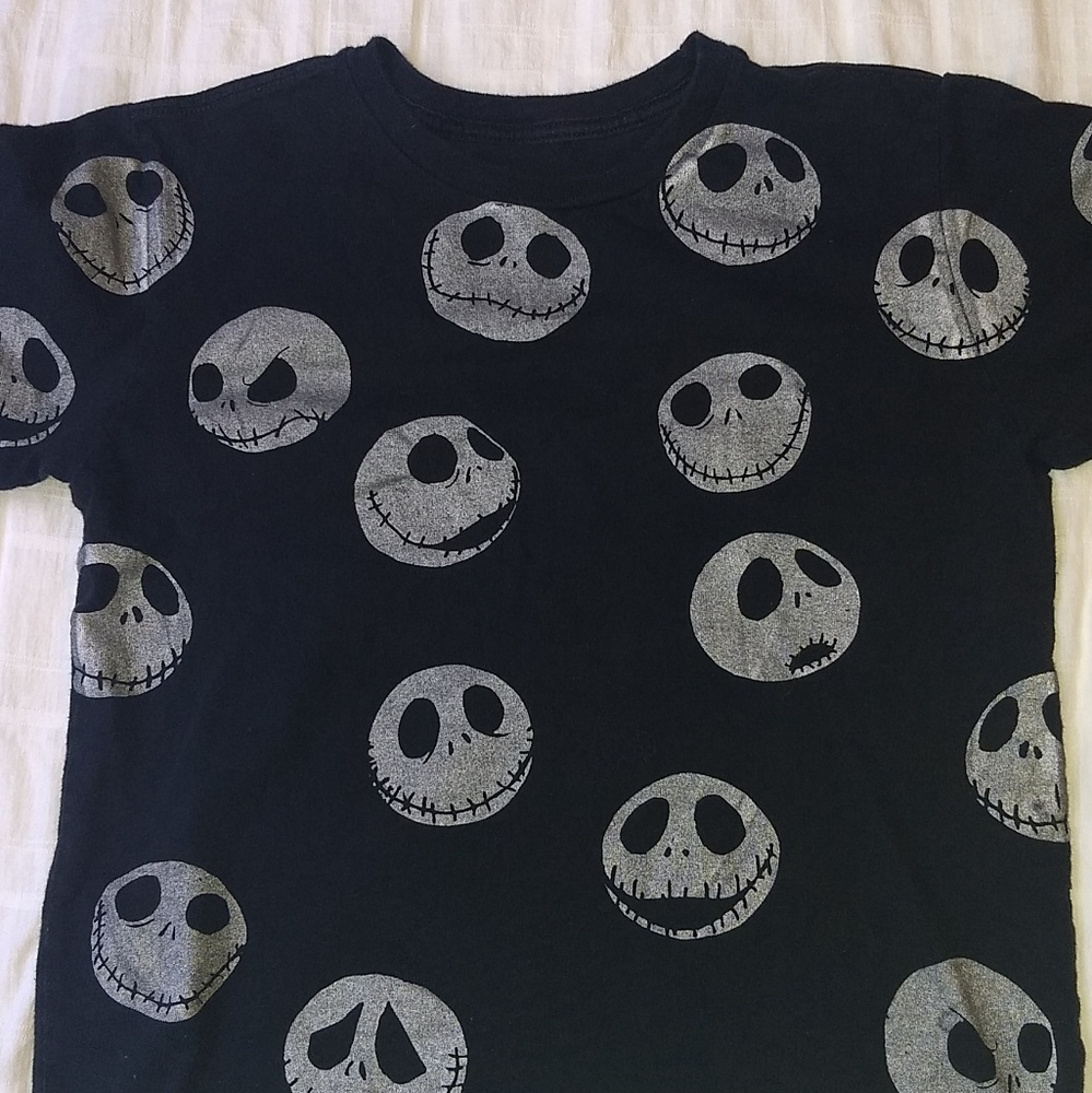 Disney Store Jack Skellington Faces Shirt Size XL - Picture 6 of 7